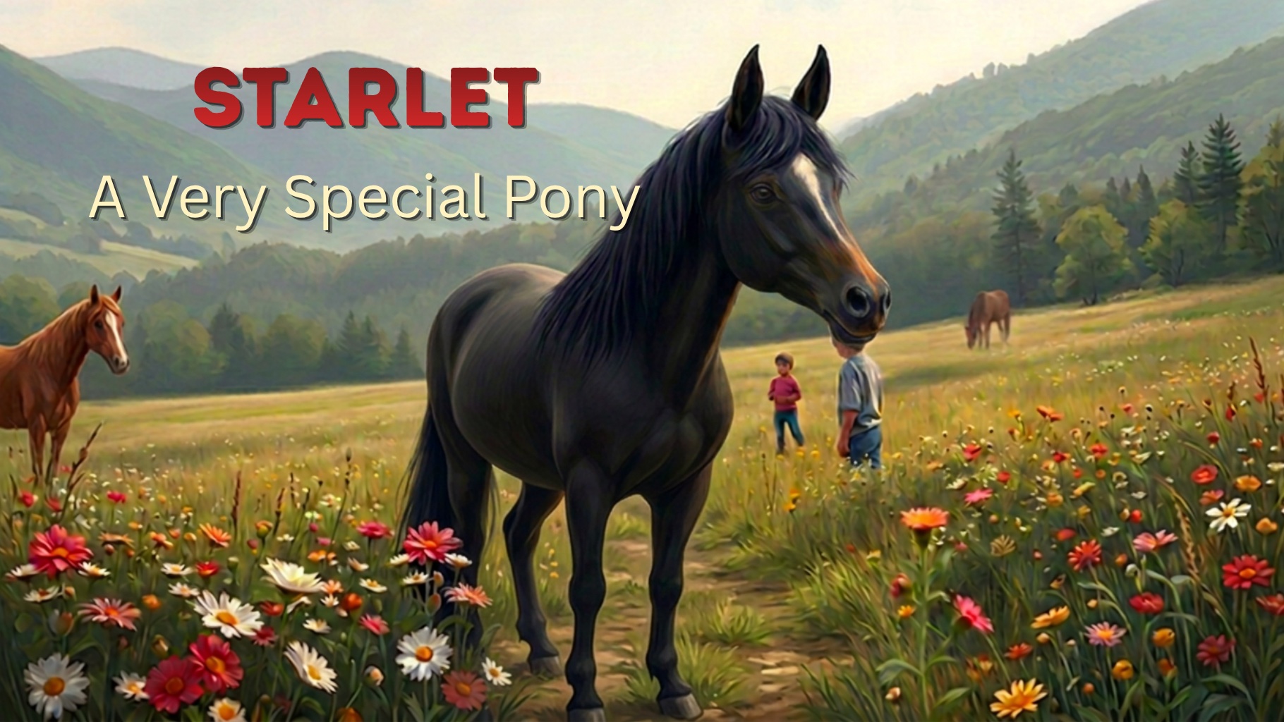 Starlet: A Very Special Pony — a children's book about a blind pony, in partnership with Copper Crest Farm